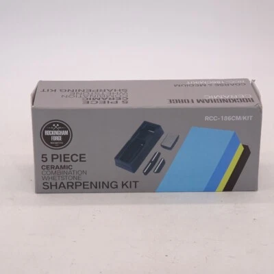 £19.99 • Buy Rockingham Forge Sharpening Kit 5-Piece Ceramic Combination Whetstone 400/1000