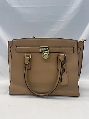 Authentic Michael Kors Brown Leather Hamilton Traveler Bag • $59.95