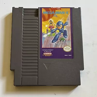 Mega Man 4 Nintendo NES Game Tested Clean Nice • $39