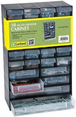 Multi Storage Drawer Cabinet Unit Home Garage Nail Screw Craft Bits Organiser • £19.99