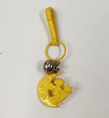 Vintage 1980s Plastic Bell Charm Angel Moon Stars For 80s Necklace • $24.55