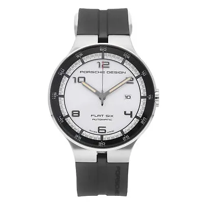 Porsche Design Flat Six 44mm Automatic White Dial Men's Watch P.635042641254 • $799