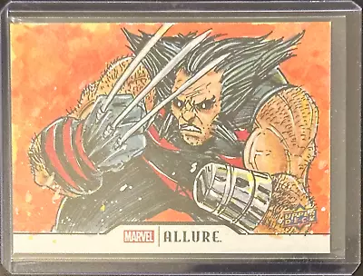 2021 Upper Deck Marvel Allure Luke Welch Wolverine Sketch Card 1/1 • $212.50