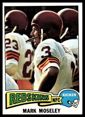 1975 Topps #364 Mark Moseley Washington Redskins VG-VGEX Crease • $2.50