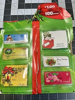 NOS Vintage Christmas Gift Tags • $19.99