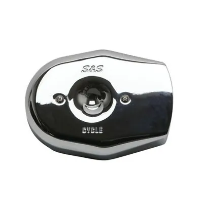 S&S Cycle Chrome Stealth Tribute Two Throat Air Cleaner Filter Cover Kit Harley • $176.06