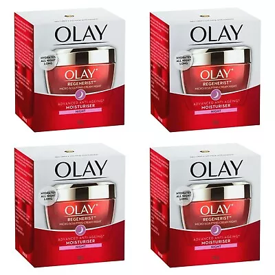 $83.95 • Buy X4  Olay Regenerist Micro Sculpting Anti-aging Night Cream - RRP $196