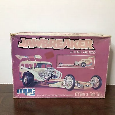 Vintage 1976 Jawbreaker MPC Model Kit ‘32 Ford Rail Rod Dragster Complete In Box • $75