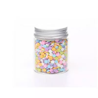 Vials Small Glass Bottles Mini Jars With Aluminum Screw Top Lids Storage W3T7 • £2.96