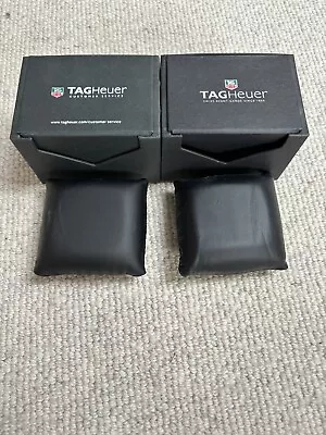 X2 Tag Heuer Watch Storage Box Cardboard Padded Cushion Insert • £16.01