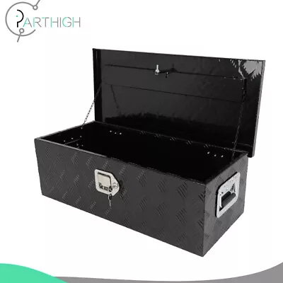 30  Truck Bed Trailer Underbody Aluminum Tool Box Tote Storage Black Pickup RV • $79.45