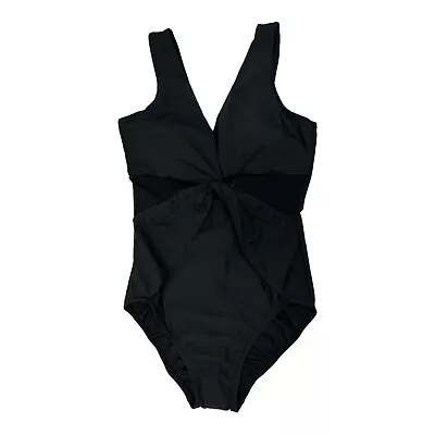 Miravella By Miraclesuit Women's Waist Minimizing One Piece Swimsuit (Black 10) • $58.99