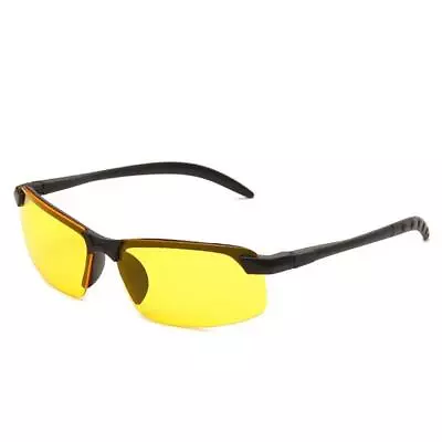 Night Driving Glasses Polarized Yellow Lens Anti Glare Vision Tinted Unisex☆ • $2.45