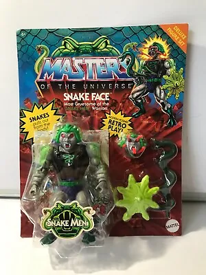 Mattel Masters Of The Universe Snake Face Deluxe 5.5 In Action Figure • $16.95