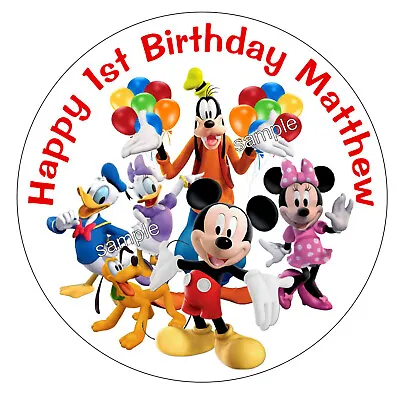 Mickey Mouse Clubhouse Birthday Party Favors Stickers Labels For Your Favors • $5.99