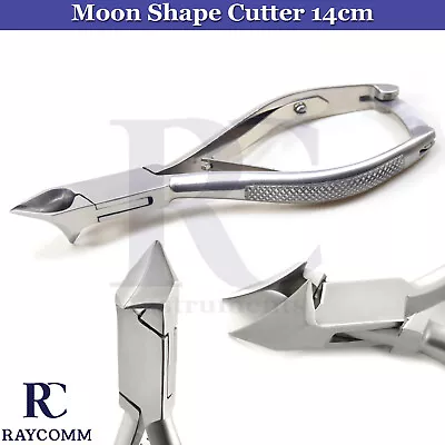 Moon Shape Toe Nail Cutter Podiatry Heavy Duty Thick Nails Clipper Nipper Tools • $13.49