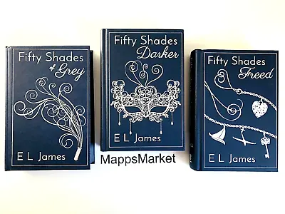SIGNED Fifty Shades Trilogy By E.L. James 10th ANNIVERSARY EDITION (2022 HC) • $350