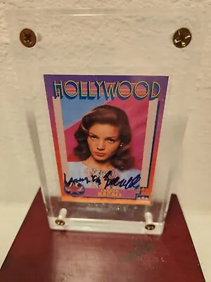 Lauren Bacall Autographed Hollywood Card Comes In A 1   Thick Screw Down Holder • £92.65