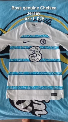 £25 • Buy Boys GENUINE Chelsea Fc Jersey Size L