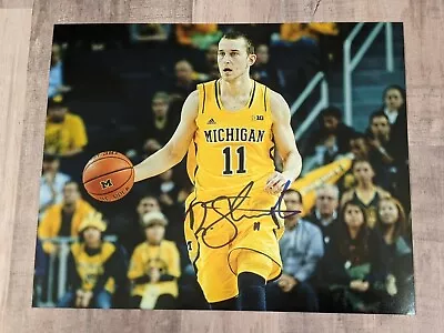 Nik Stauskas Signed 8x10 Photo COA Michigan Wolverines Kings 76ers Nets Cavs • $24.99