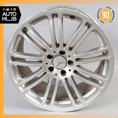 Mercedes W221 S550 CL550 S400 9.5 X 19 19  Rear Wheel Rim Silver 2214011802 OEM • $207.50