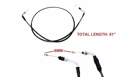 81  Throttle Cable For Chinese Moped Scooter Gy6 Atv Cb24s • $7.42