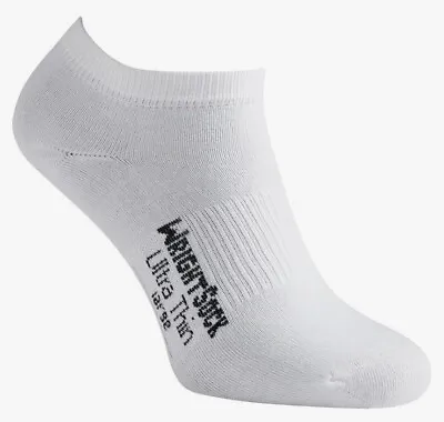 NWT  Wrightsock Unisex Ultra Thin Quarter Socks White Size S • $13.49