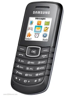 Samsung E1080i - E1080 Black (Unlocked) Mobile Phone - Fully Working And Tested • £12.95