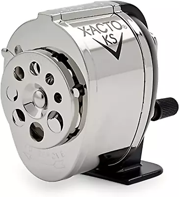 X-ACTO 1031 KS Manual Classroom Pencil Sharpener Counter/Wall-Mount Black/Nick • $21.13