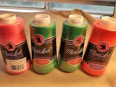 4 Maxi-lock Serger Thread 3000yds • $9