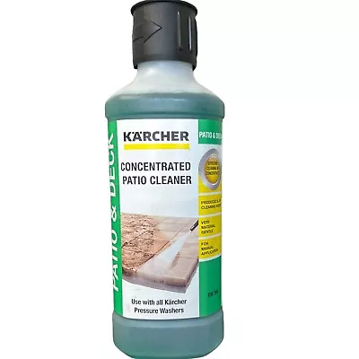 KARCHER Patio Deck Cleaner 500ml Pressure Washer Detergent Fluid 5 Litre Genuine • £12.99