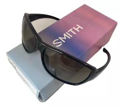 Smith PURIST Sunglasses Black Frame Case Box ChromaPop Polarized EXCELLENT COND • $99