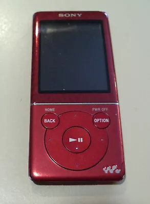 Sony Walkman NWZ-E473 4GB MP3 Player - Red • $37.99