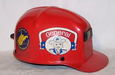 West Virginia Coal Miner's Red MSA Comfo-Cap W Liner & Stickers. 1982 Date Noted • $125