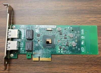 $14 • Buy Intel Pro 2 Port Gigabit PCI-E Ethernet Network Card CPU-D68166(B) DP/N G174P
