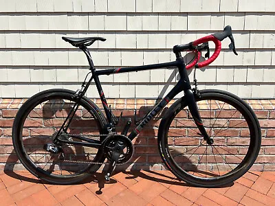 2018 Ridley Helium Carbon Fiber Road Bicycle Large Frame SRAM Red ETAP Zipp 303 • $2750