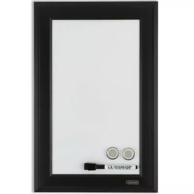 Quartet Magnetic Dry-Erase Board 11  X 17   Black Frame • $19