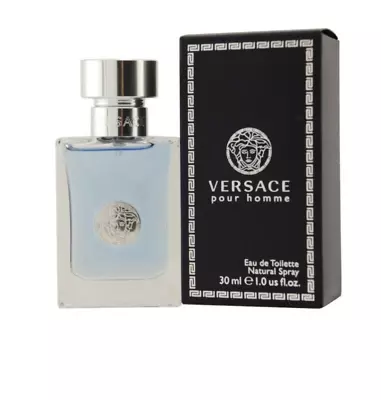 Versace Pour Homme Cologne 1 Oz 30 ML FOR MEN By VERSACE NEW IN SEALED BOX • $29.99