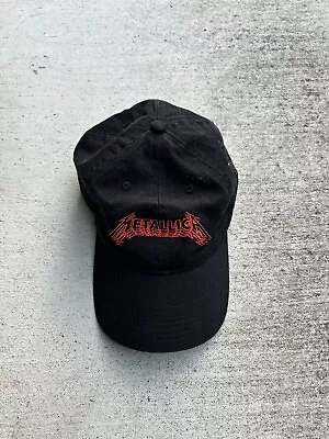 Metallica S&M 2 Tour Baseball Cap Hat Black Orange Adjustable • $24