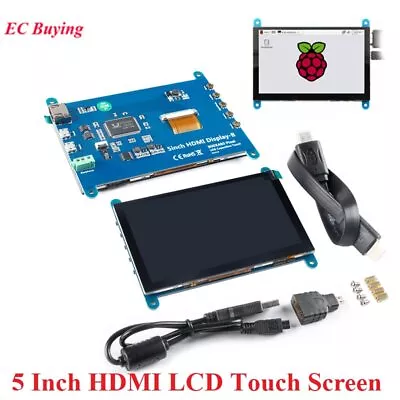 5 Inch HDMI Monitor 800*480 USB Touch Screen LCD Display For Raspberry Pi 2/3/4B • $36.58