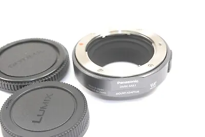 Panasonic Lumix DMW-MA1 Mount Adaptor Nr Mint Caps Box 4/3  Micro Four Thirds • £116.99