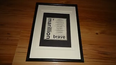 MARILLION 1994 Tour-framed Original Advert • £13.99