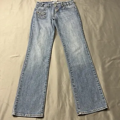 Vintage Z Cavaricci Jeans Womens 7 Limited Editon Buckle Back Blue Denim Cotton • $22.99