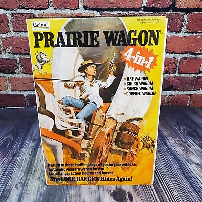 Gabriel Lone Ranger Prairie Wagon 1975 Sealed Box 4 In 1 No. 25671 • $249.99