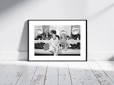 Day At The Hair Salon Poster - B&W Photo - Wall Art Print - A5 A4 A3 #175 • £2.75