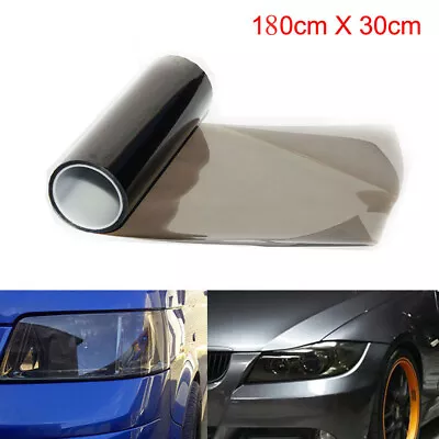 Light Smoke Black Headlight Fog Taillight Tint Light Film Vinyl Wrap 12 X72  • $9.99