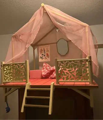 American Girl GVF54 Kira's Comfy Platform Tent SetPlus American Girl Doll • $300