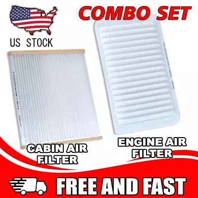 Engine Cabin Air Filter Combo Set For Toyota Sienna Camry Lexus RX350 ES330 • $10.99