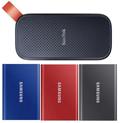 $68.95 • Buy SAMSUNG T7 Portable SSD 250G 500G 1TB 2TB USB 3.2 External SSD SanDisk SSD E30