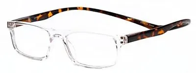 Magz Gramercy Clear Tortoise Magnetic Reading Glasses REAR CONNECTING +1.25 • $19.95